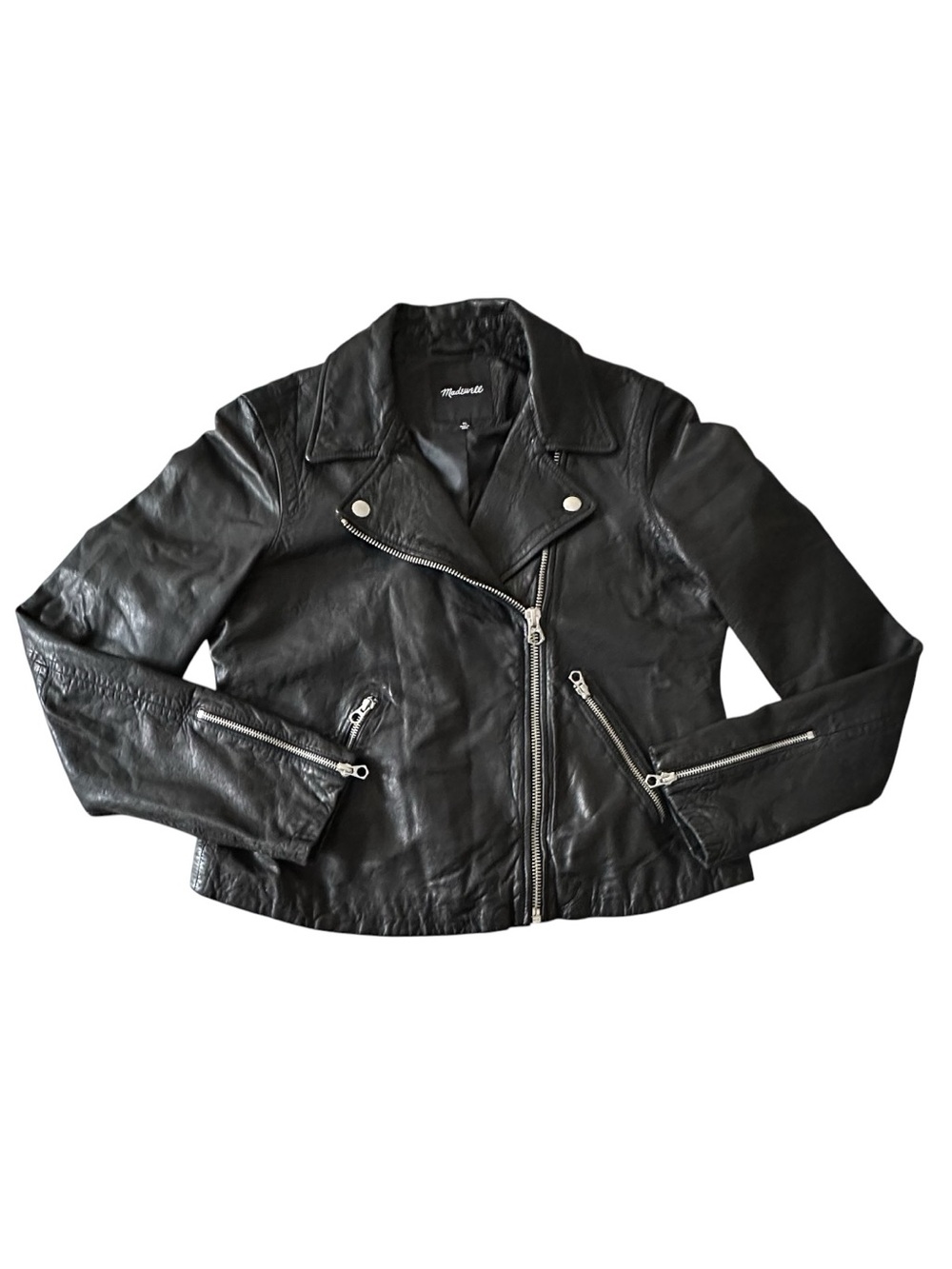 Madewell Washed Leather Motorcycle Jacket
